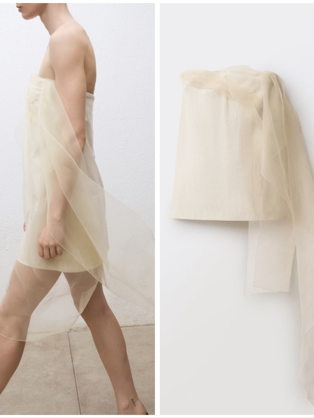 MANGO Short Combined Dress